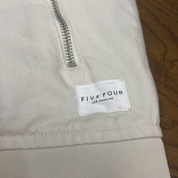 Men’s FIVE FOUR Los Angeles Lined Stone Colour Coat - Picture 3 of 10